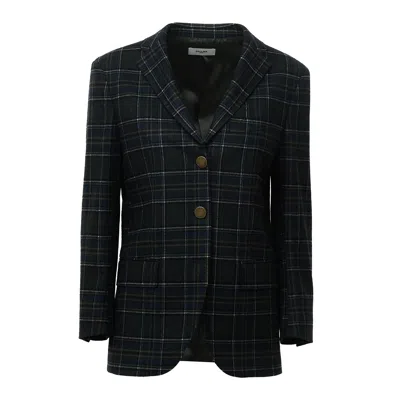 Saulina Agnese Single-breasted Blazer In Blue