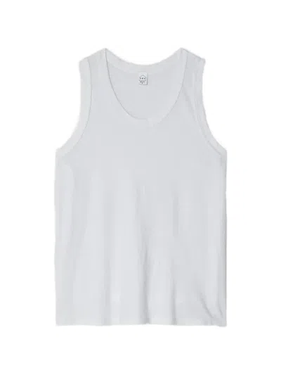Save Khaki United Scoop-neck Tank Top In White