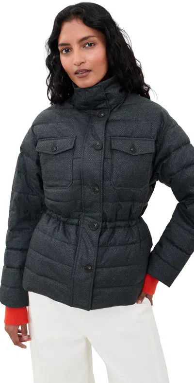 Save The Duck Lottie Jacket Macro Herringbone In Black