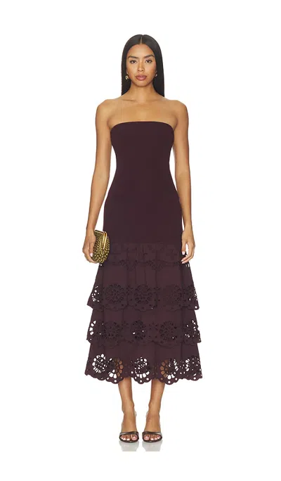 Saylor Shyla Dress In Brown