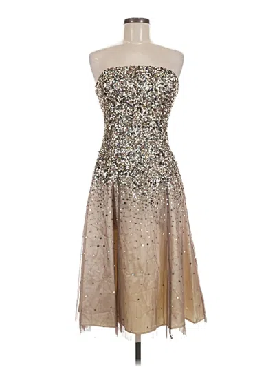 Pre-owned Scala Cocktail Dress In Gold