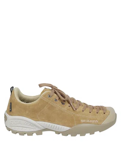Scarpa Mojito Gtx Low-top Lace-up Sneakers In Beige