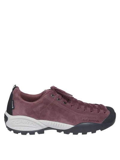 Scarpa Mojito Gtx Suede Low-top Sneakers In Purple