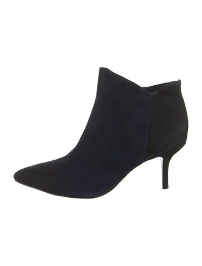 Pre-owned Schutz Suede Boots In Blue