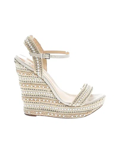 Pre-owned Schutz Wedges In Ivory