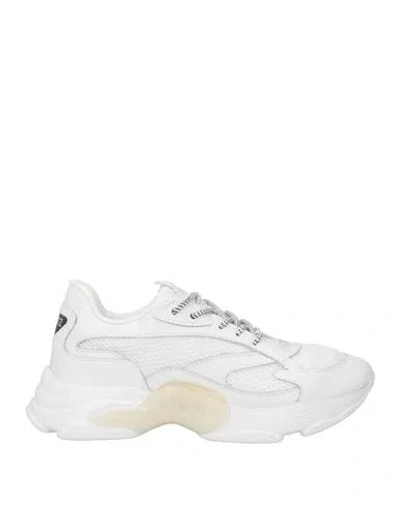 Schutz Woman Sneakers White Size 9 Textile Fibers