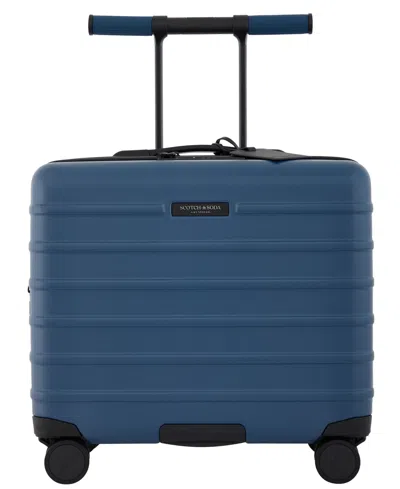 Scotch & Soda Tilburg 19" Carry-on Briefcase Luggage In Blue