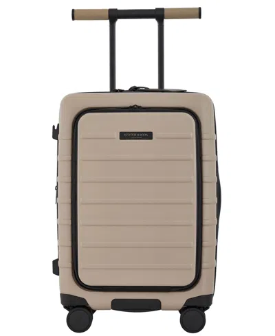 Scotch & Soda Tilburg 22" Carry-on Laptop Luggage In Neutral