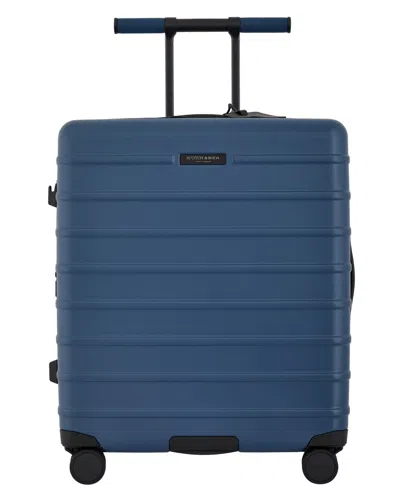 Scotch & Soda Tilburg 24" Check-in Trunk Suitcase In Blue