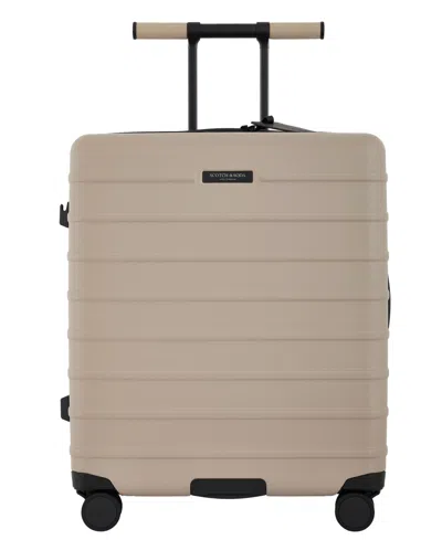 Scotch & Soda Tilburg 24" Check-in Trunk Suitcase In Neutral