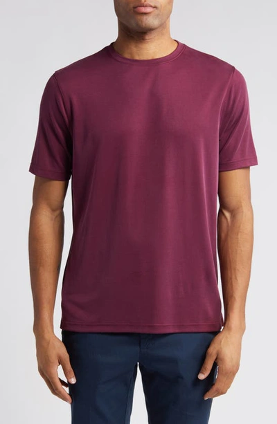 Scott Barber Modal Blend T-shirt In Grape