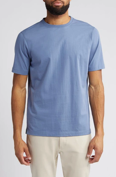 Scott Barber Solid Pima Cotton T-shirt In Country Blue