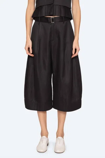 Sea Angelina Suiting Culotte Pant In Black