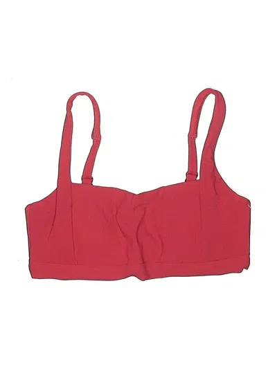 Pre-owned Sea Level Australia Swimsuit Top Red Swimwear