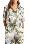 Sea Level Beach Cover-up Shirt In White