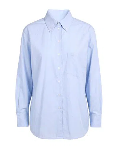 Seafarer Woman Shirt Sky Blue Size 2 Cotton