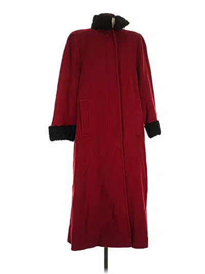 Pre-owned Searle Coat In Red