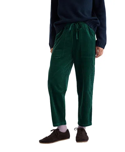 Seasalt Cornwall Sholl Cord Joggers In Green
