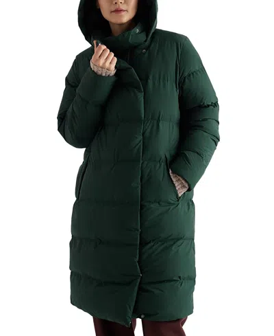 Seasalt Cornwall Shore Explorer Waterproof Puffer Coat In Green