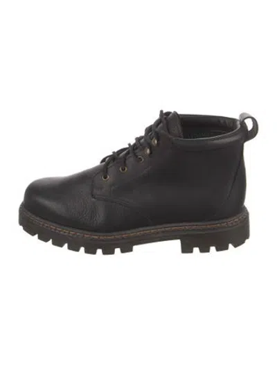 Pre-owned Sebago Leather Boots In Black