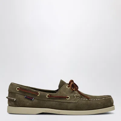Sebago Portland Artisan Loafer Jungle Green In Grey