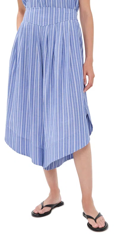 Secular Rafa Shorts Indigo Stripe In Multi