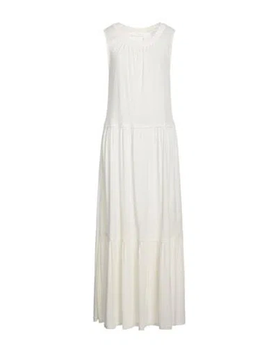 See By Chloé Woman Maxi Dress White Size Xl Cotton