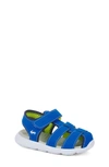 See Kai Run Kids' Cyrus Iv Water Friendly Sandal In Blue/ Lime