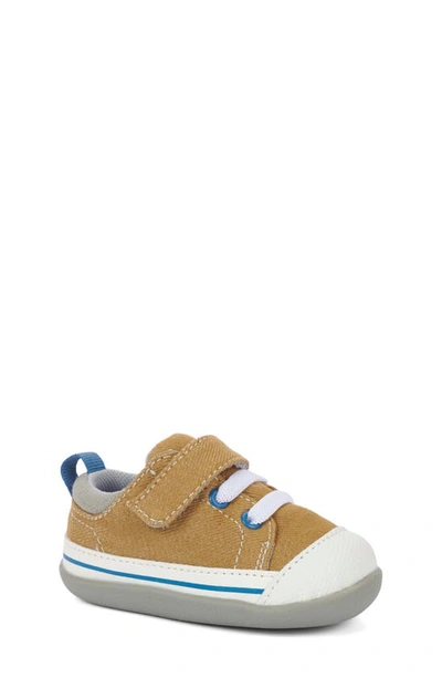 See Kai Run Kids' Stevie Ii Sneaker In Camel Denim