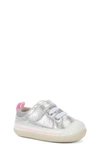 See Kai Run Kids' Stevie Ii Sneaker In Silver Shimmer