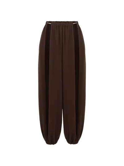 Seen Users Fontana Cut-out Track Pants In Brown