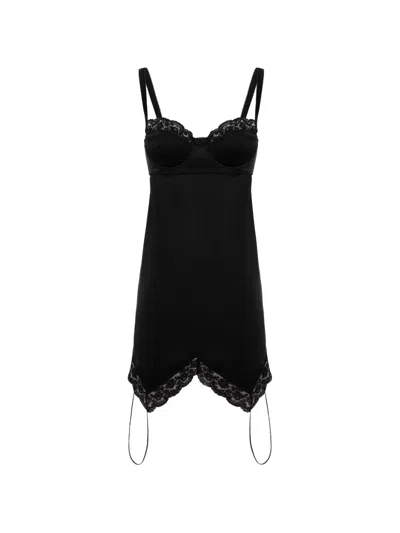 Seen Users Picasso Lace-trim Top In Black