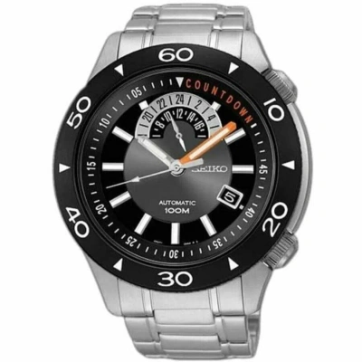 Pre-owned Seiko Automatic Ssa183k1 Black Dial Date Stainless Steel 100m Watch 4r37