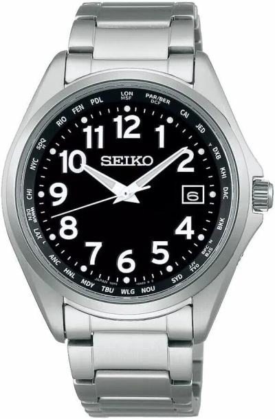 Pre-owned Seiko Watch Watch  Selection Sbtm293 Men's Silver, Black (arabic Numerals)