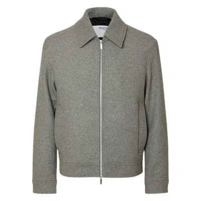 Selected Homme Jacket  Philip Wool Blend Jacket - Grey In Gray