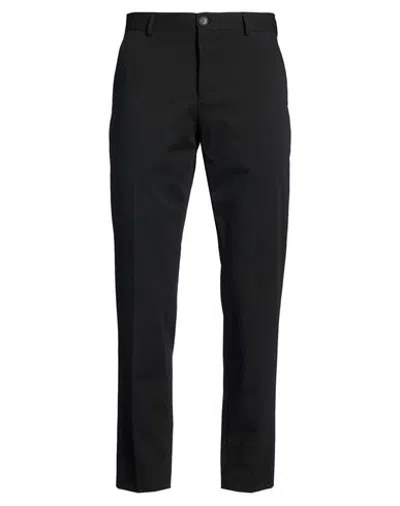 Selected Man Pants Black Size 34 Recycled Polyester, Viscose, Elastane