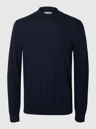 Selected Men's Jumper  Slhtray In Blue