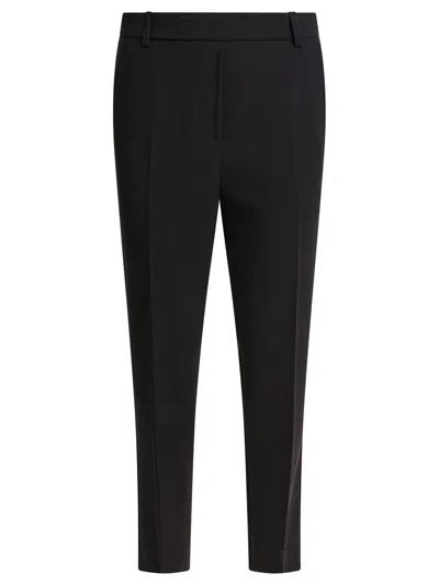 Semper Black Polyester Trousers