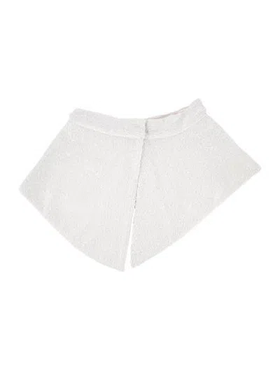 Pre-owned Semsem Patterned Dickey In Neutrals/white
