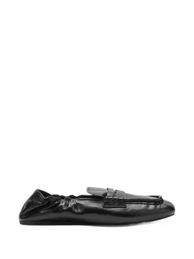 Senso Astro I Elasticated Penny Loafers In Black