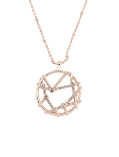 Pre-owned Sequin Star Maps Capricorn Pendant, 19" In Multicolor