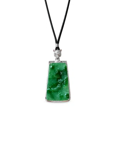 Seree Women's Green Men's Summit Jade Pendant Necklace In Multi