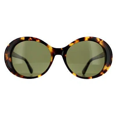 Pre-owned Serengeti Sunglasses Bacall Ss541003 Tortoise Havana Mineral Polarized 555nm In Green
