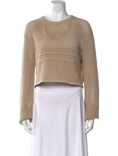 Pre-owned Ser.o.ya Crew Neck Sweater In Neutrals