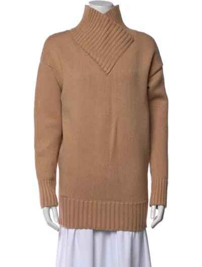 Pre-owned Ser.o.ya Mock Neck Sweater In Neutrals
