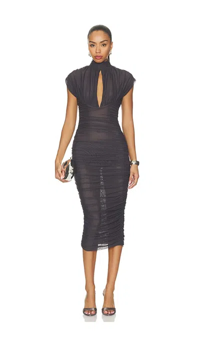 Ser.o.ya Saba Mesh Dress In Black