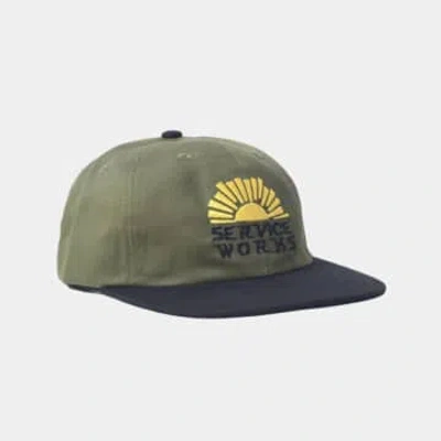 Service Works Sunnyside Up Cap In Green
