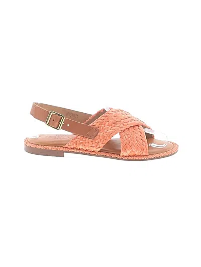 Pre-owned Sesto Meucci Sandals In Orange
