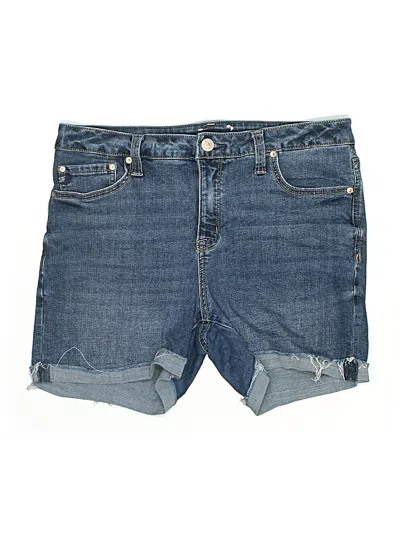 Pre-owned Seven7 Denim Shorts In Blue