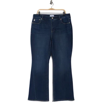 Seven7 Generation High Waist Flare Jeans In Blue